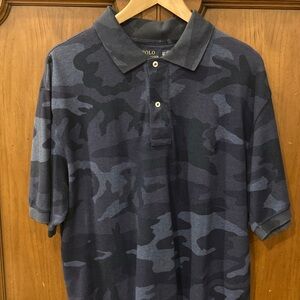 New Polo Ralph Lauren Camo Polo Shirt xlt
